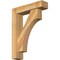 Ekena Millwork Westlake Block Rough Sawn Bracket w/ Offset Brace, Western Red Cedar, 6"W x 24"D x 32"H BKT0604X24X32WTL05RWR - alternate 1